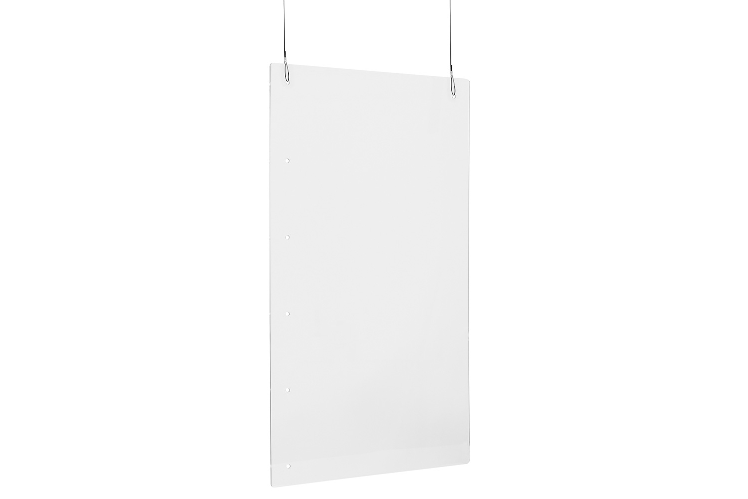 BLNK Mission Acrylic Suspended Register Shield - 24"H x 42"L