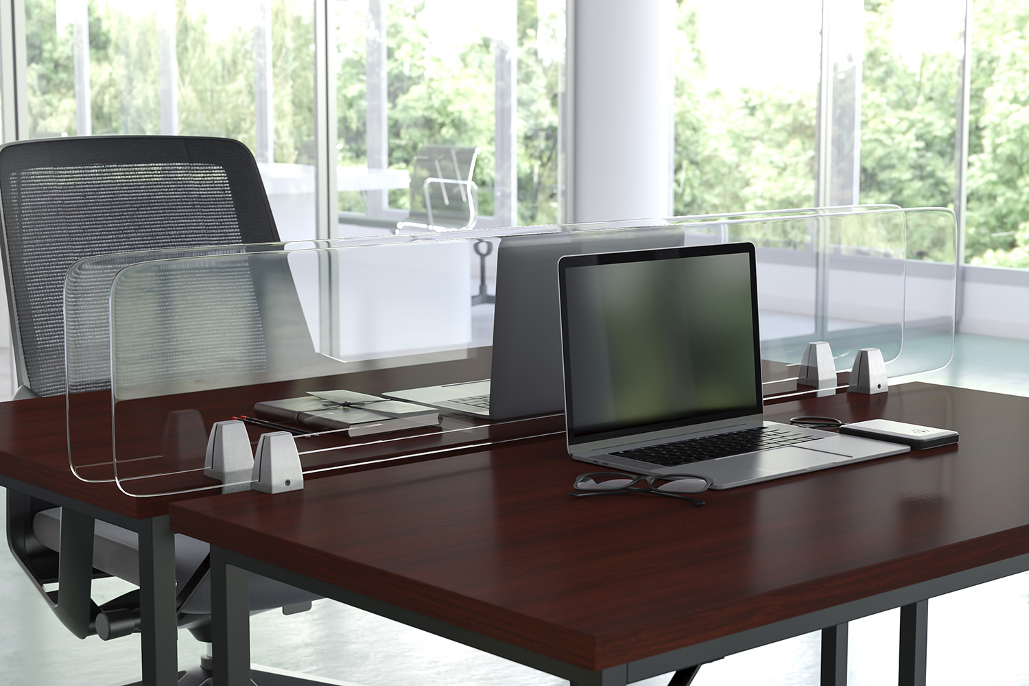 BLNK - Halle Clear Acrylic Desk Partition