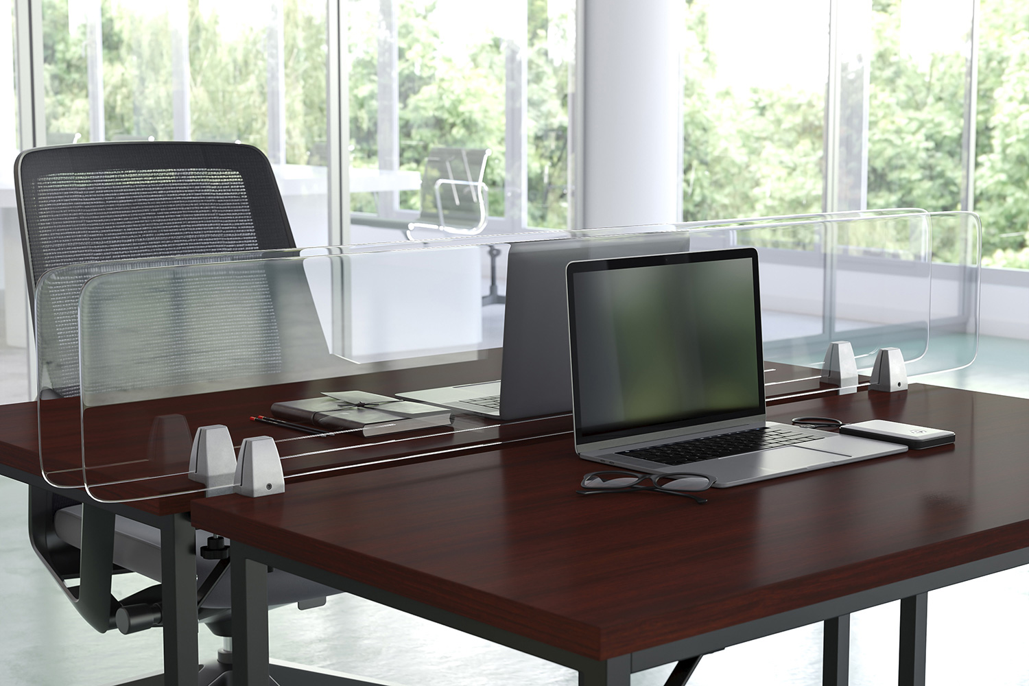 BLNK - Halle Clear Acrylic Desk Partition