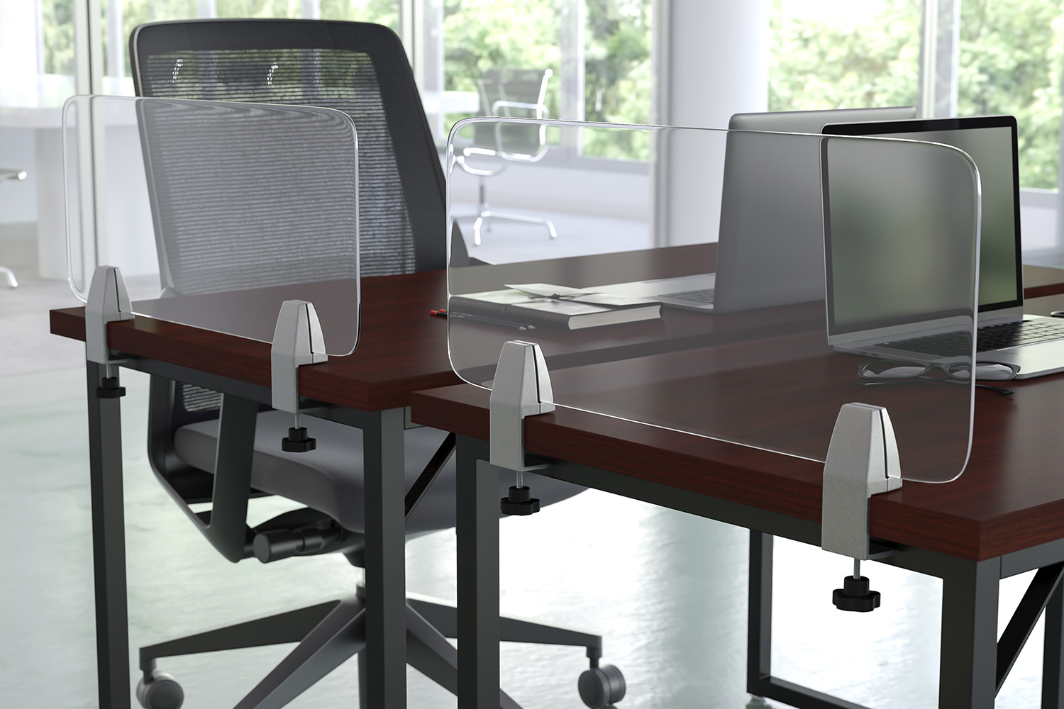 BLNK - Halle Clear Acrylic Desk Partition