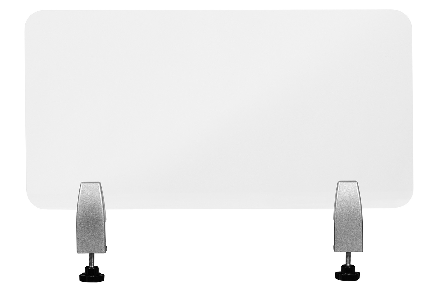 BLNK Halle Clear Acrylic Desk Partition - 12"H x 23"L