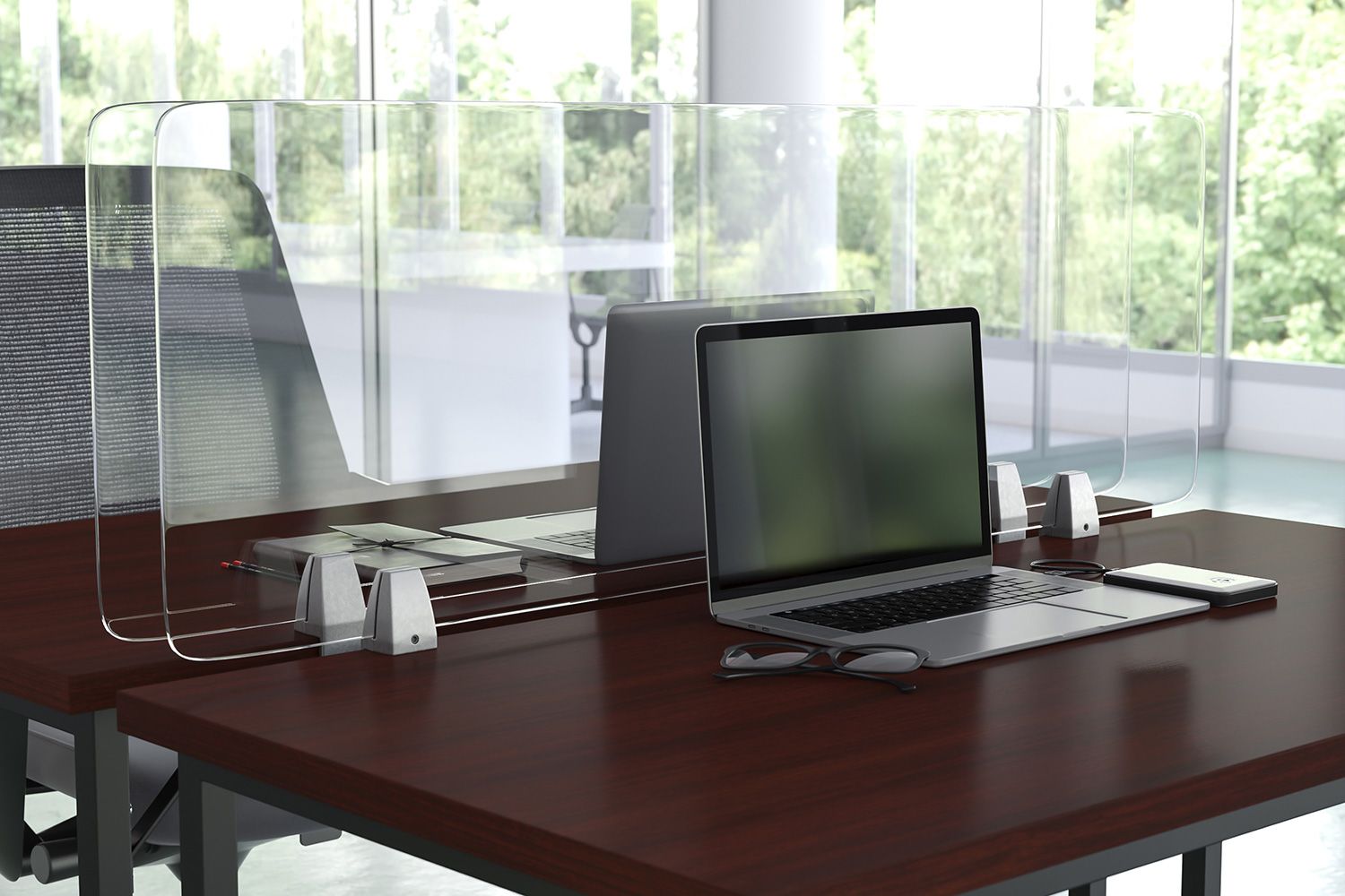 BLNK - Halle Clear Acrylic Desk Partition