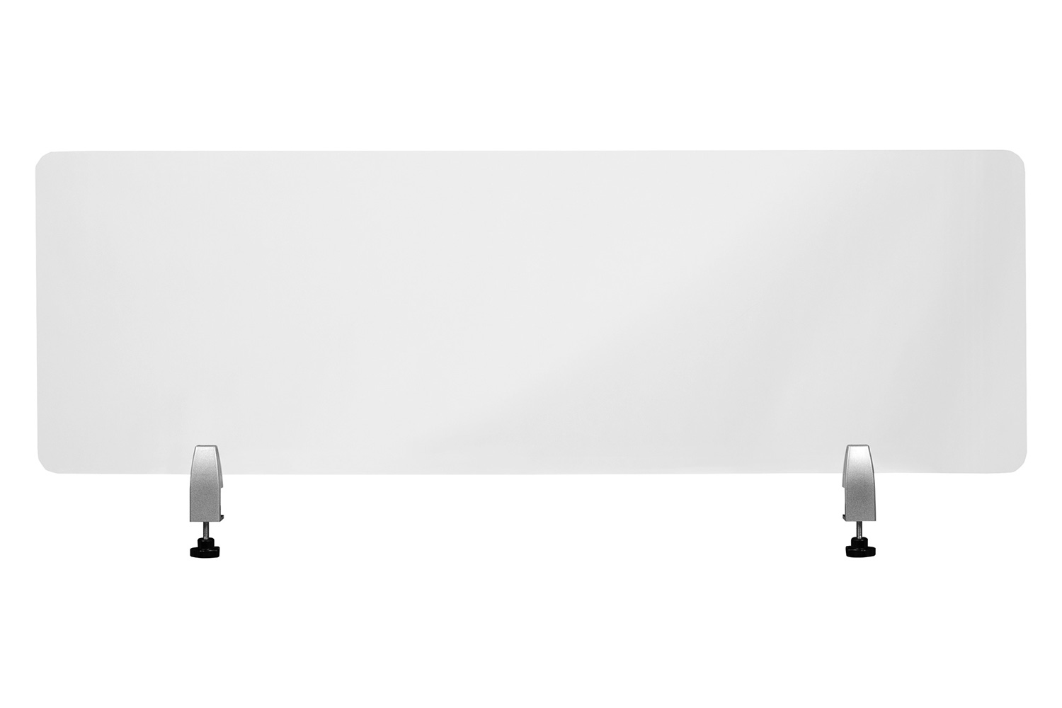 BLNK Halle Clear Acrylic Desk Partition - 18"H x 55"L