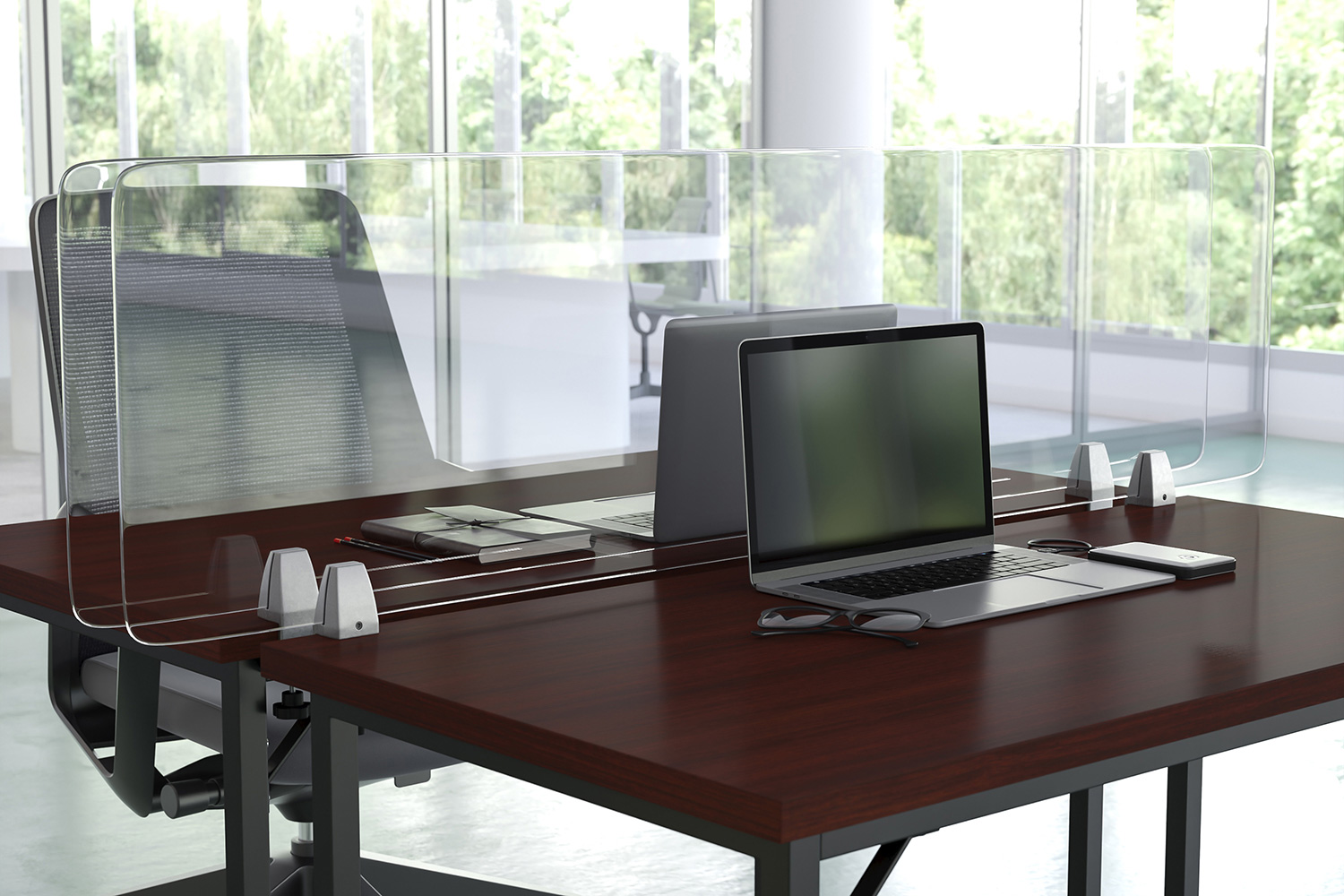 BLNK - Halle Clear Acrylic Desk Partition