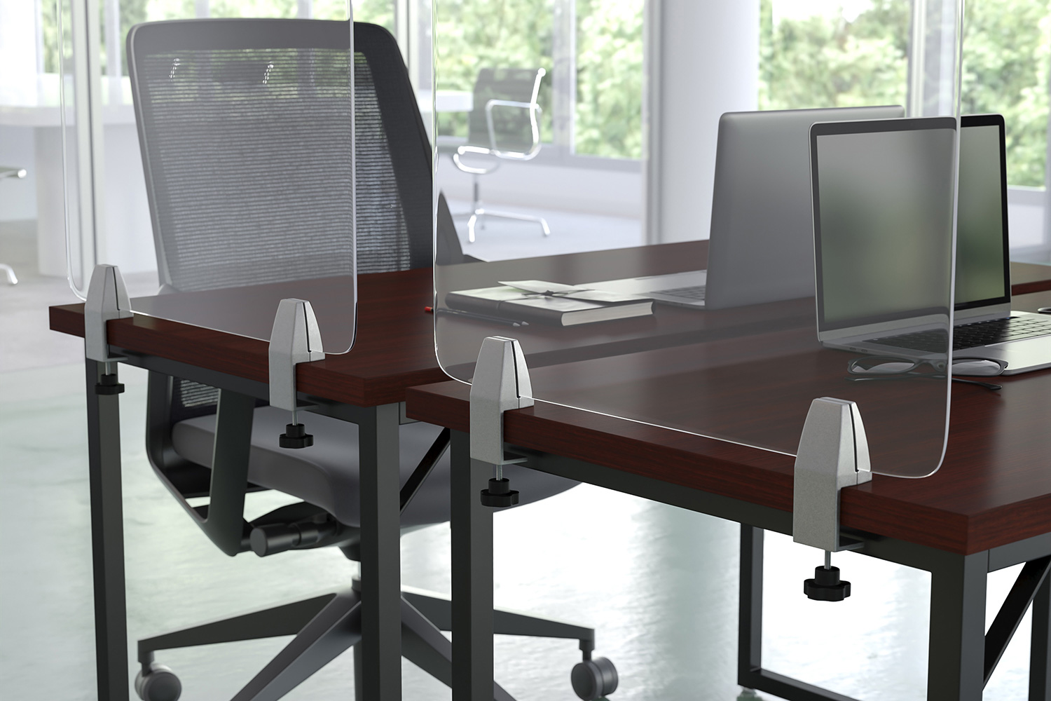 BLNK - Halle Clear Acrylic Desk Partition