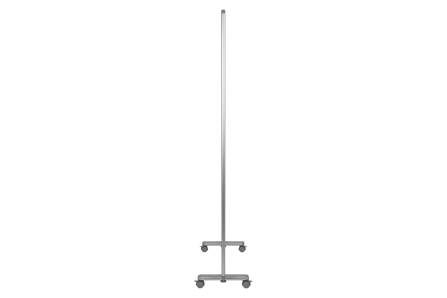 BLNK - Raisley Transparent Acrylic Mobile Partition with Lockable Casters