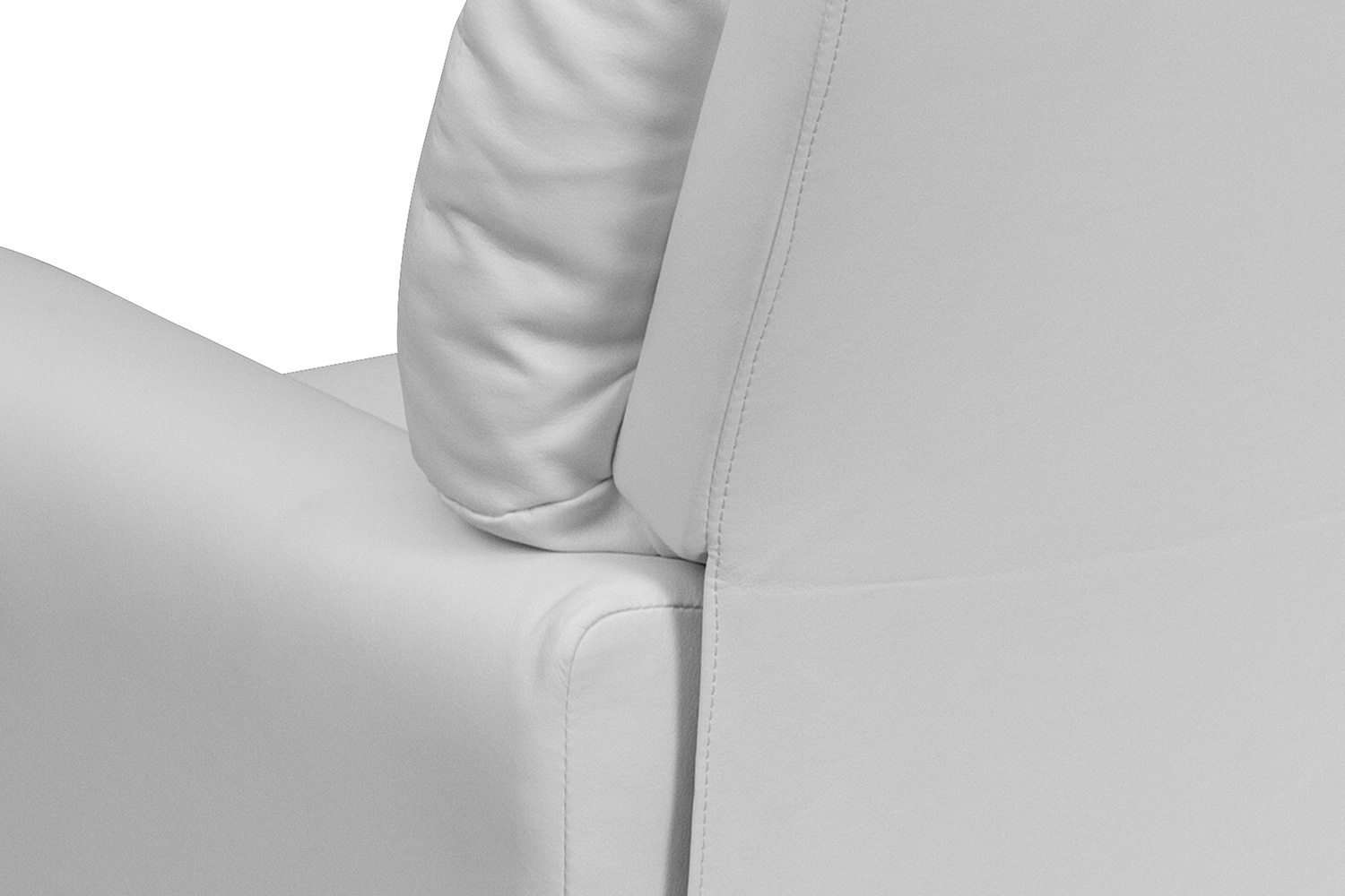 BLNK Chandler Vinyl Contemporary Kids Recliner with Cup Holder - White
