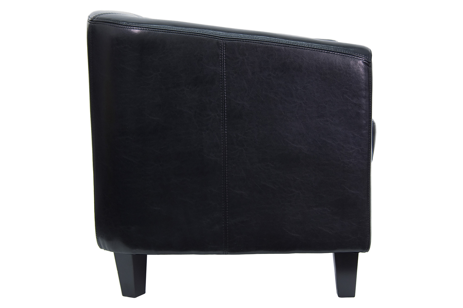 BLNK Katie LeatherSoft Lounge Chair - Black