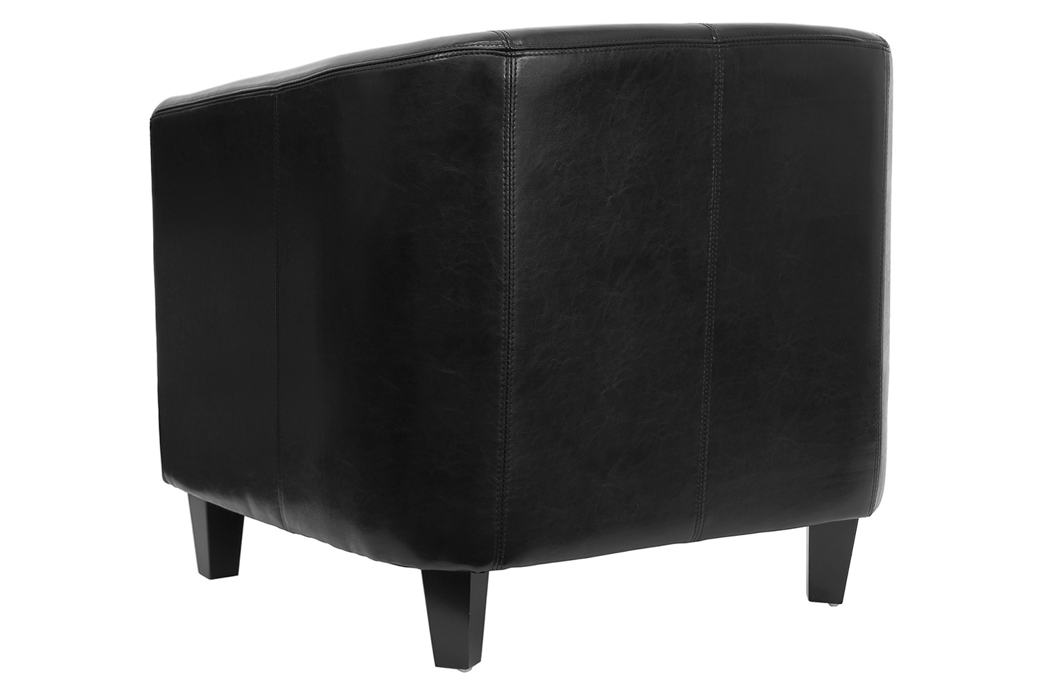 BLNK Katie LeatherSoft Lounge Chair - Black