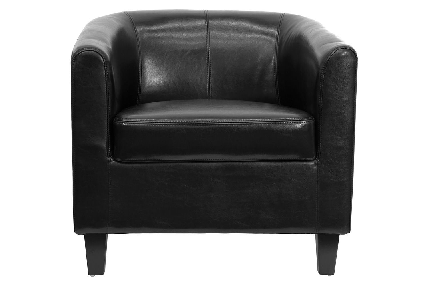 BLNK Katie LeatherSoft Lounge Chair - Black