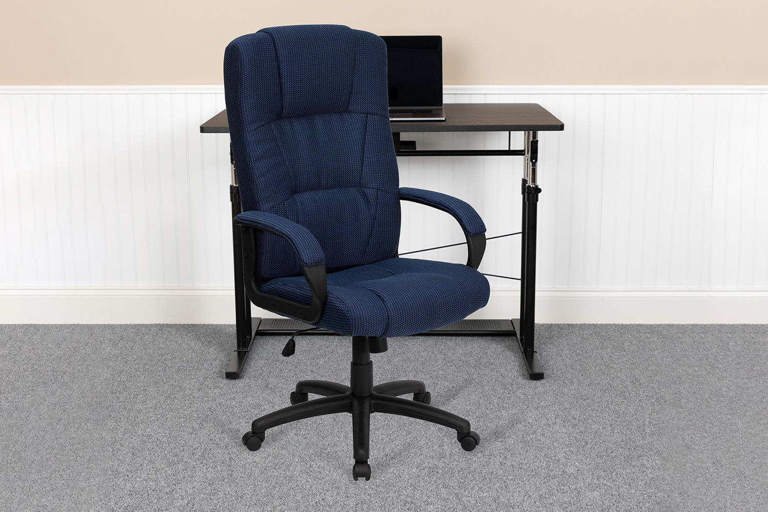 BLNK - Rochelle Fabric High-Back Executive Swivel Office Chair with Arms