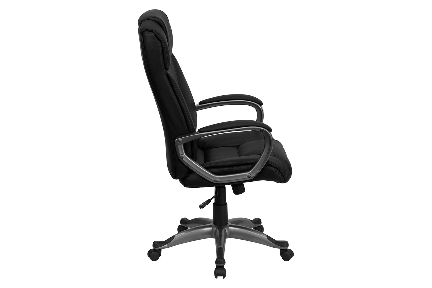 BLNK - Hansel LeatherSoft High-Back Executive Swivel Office Chair with Padded Arms