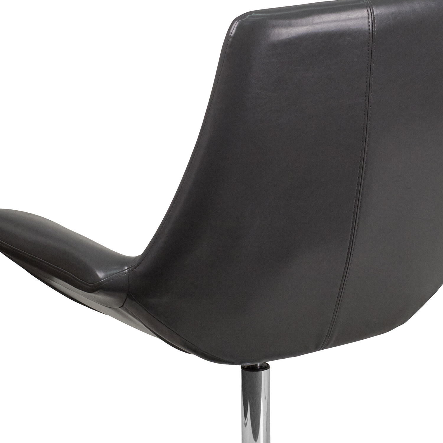 BLNK HERCULES Sabrina Series LeatherSoft Side Reception Chair - Gray