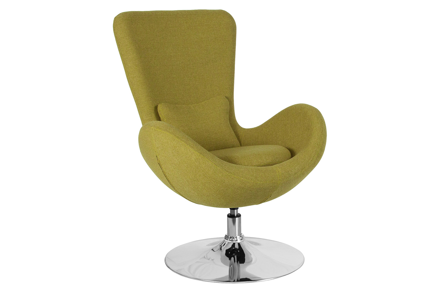 BLNK Egg Series Fabric Side Reception Chair - Green