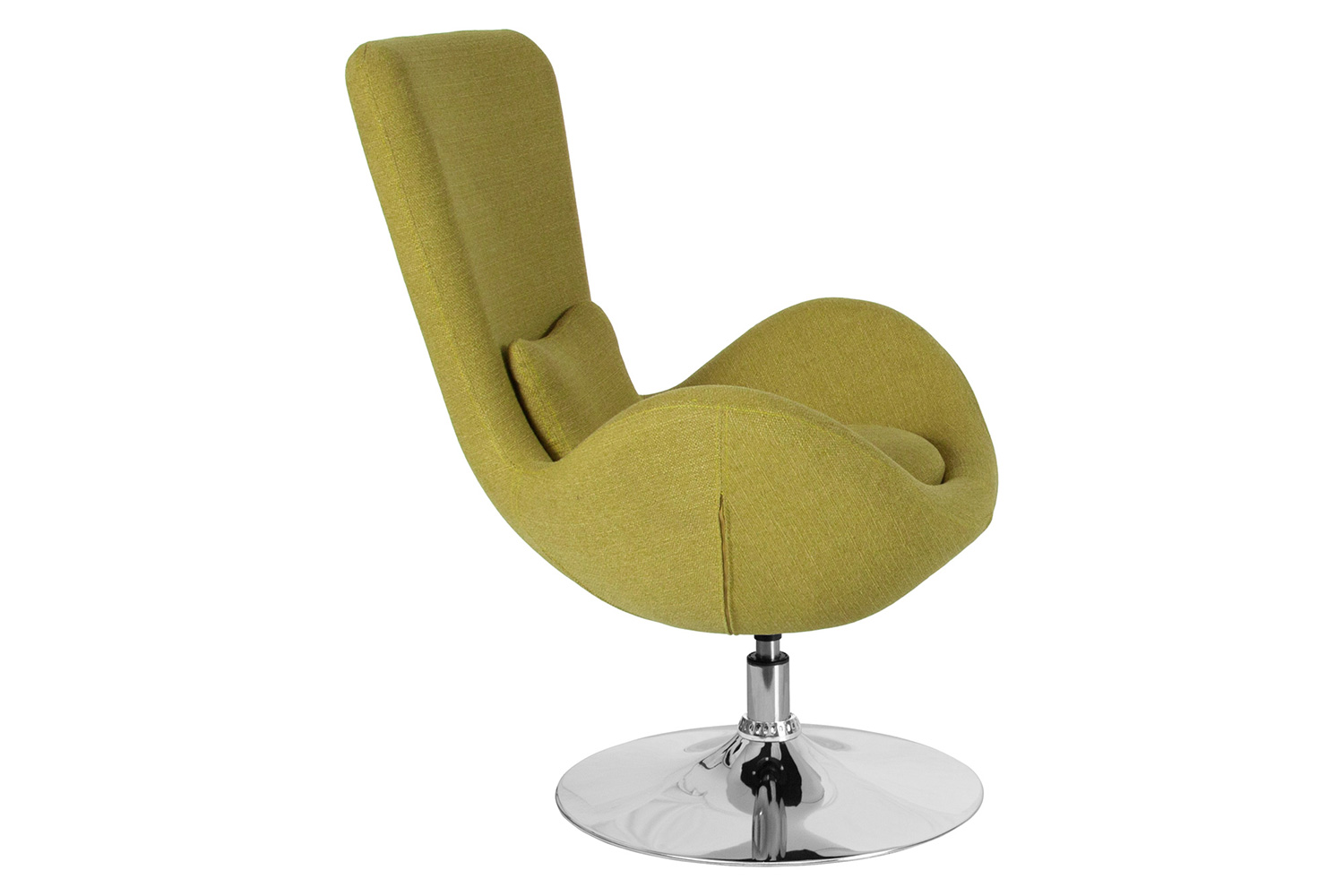 BLNK Egg Series Fabric Side Reception Chair - Green