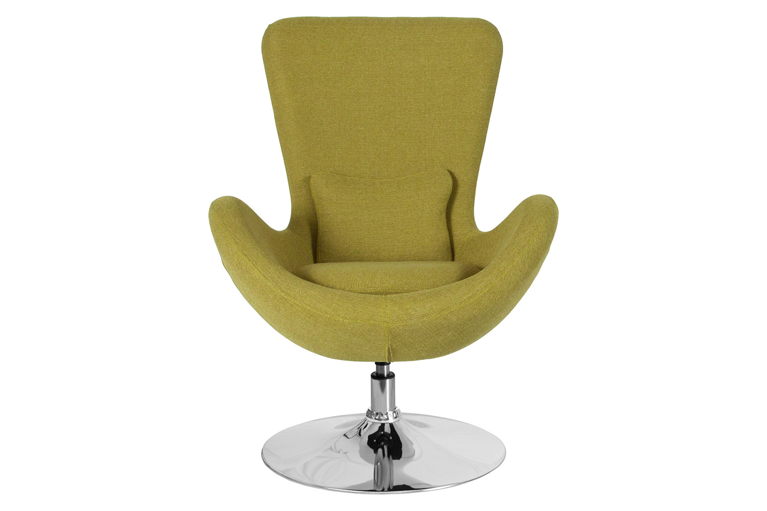 BLNK Egg Series Fabric Side Reception Chair - Green