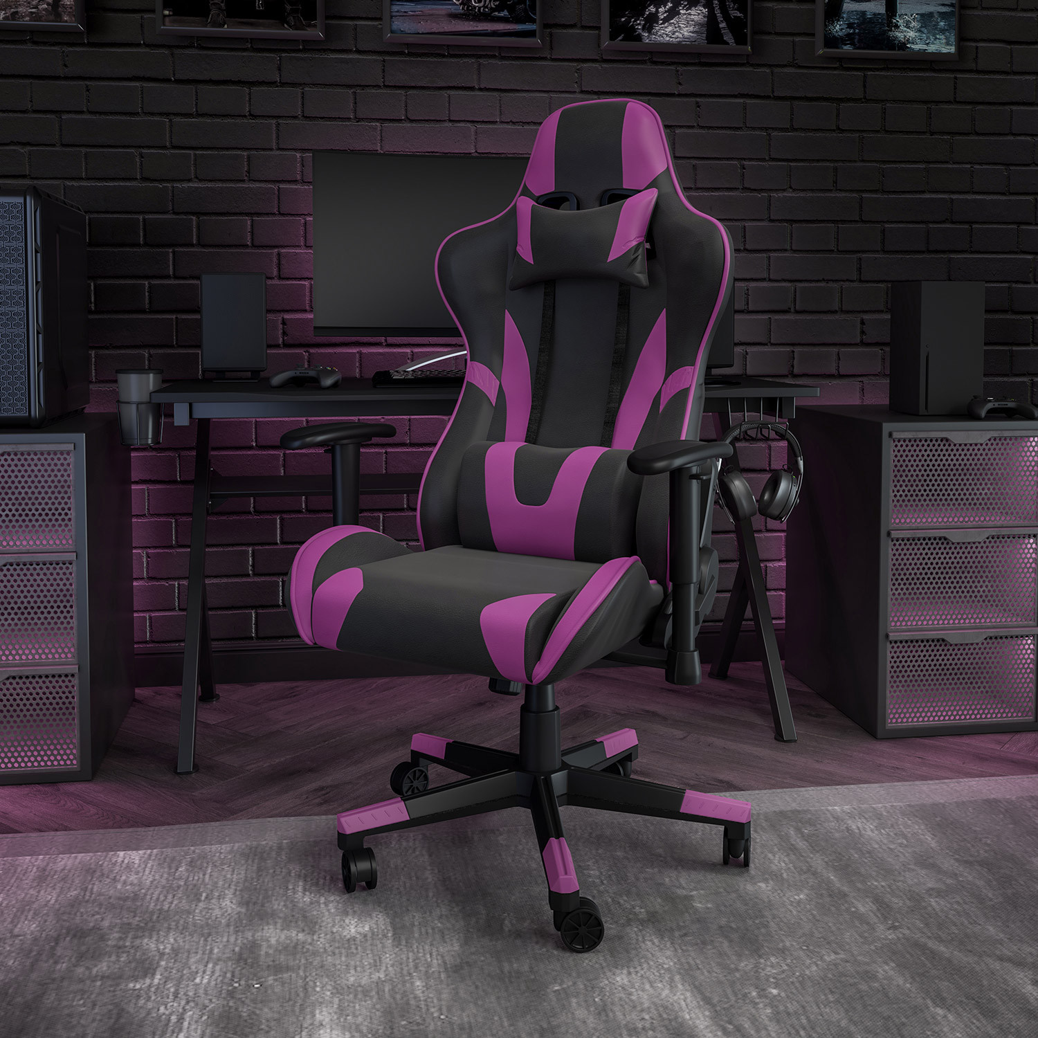 BLNK - X20 Gaming Racing Office Ergonomic Computer PC Adjustable Swivel Chair with Fully Reclining Back