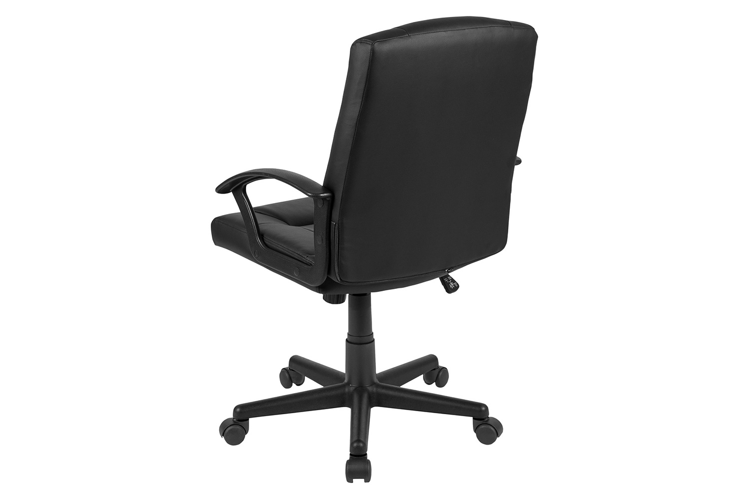 BLNK - Coffman Flash Fundamentals LeatherSoft Mid-Back Padded Task Office Chair with Arms, BIFMA Certified