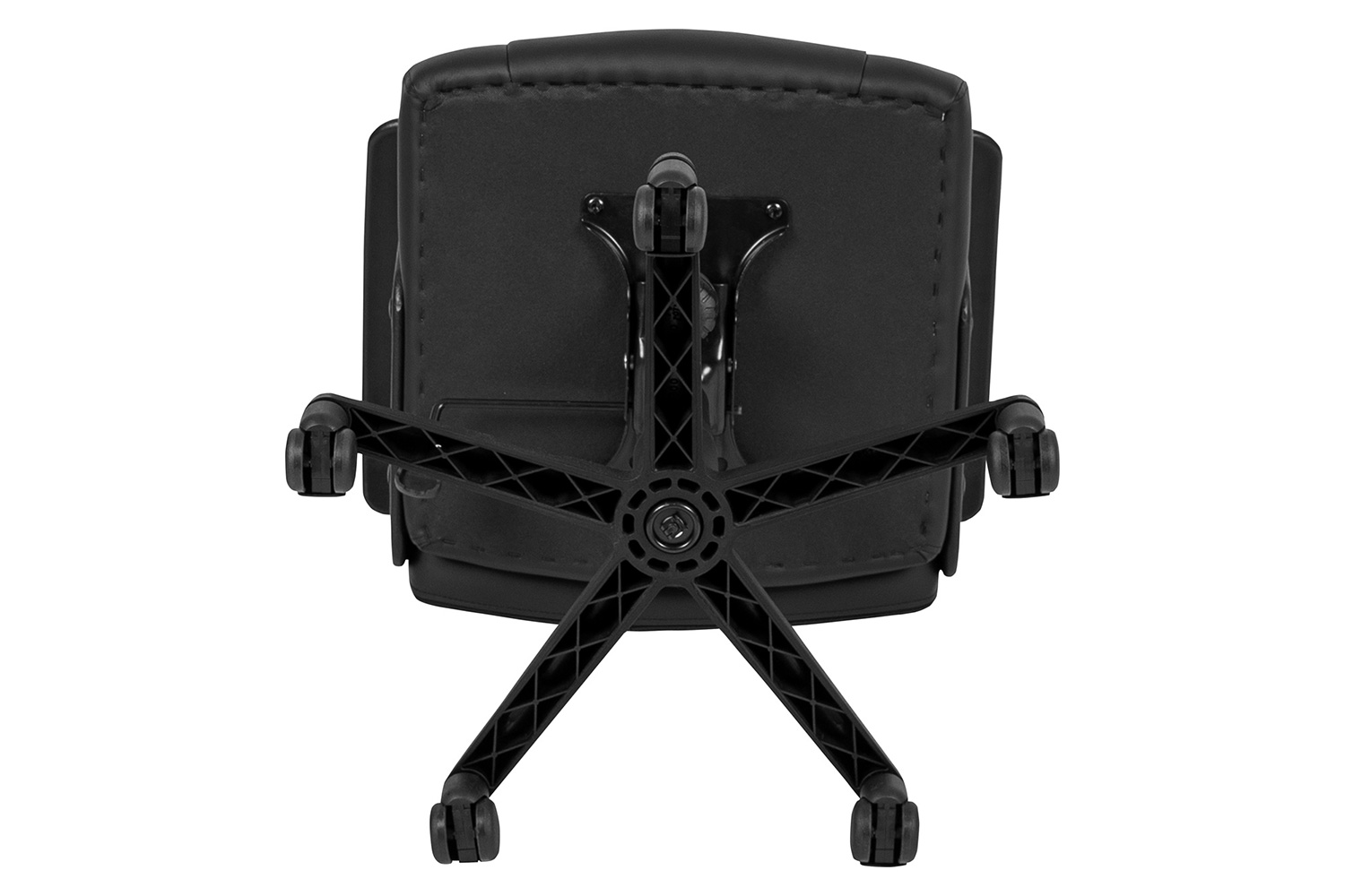 BLNK - Coffman Flash Fundamentals LeatherSoft Mid-Back Padded Task Office Chair with Arms, BIFMA Certified