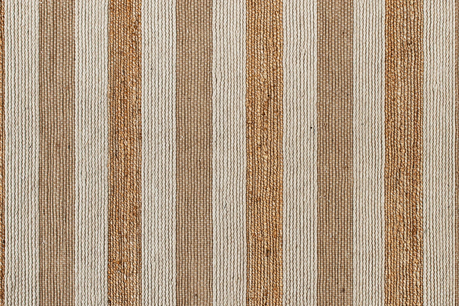 BLNK - Mariah Hand Woven Striped Jute Blend Area Rug in Natural Tones