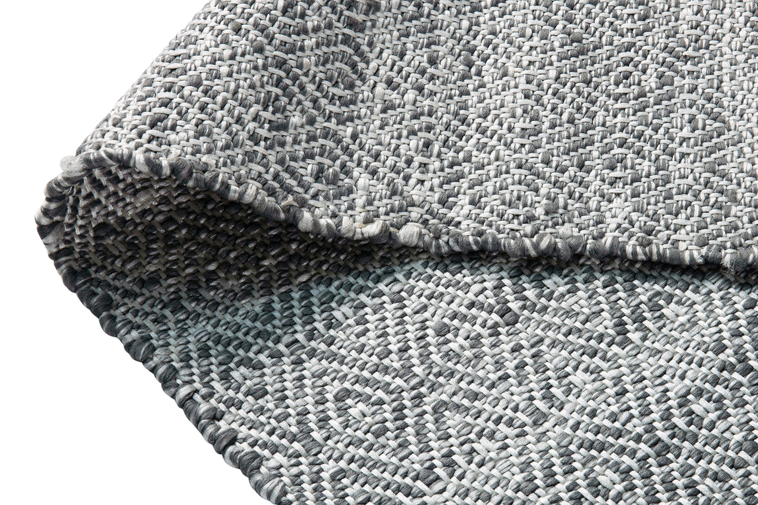 BLNK Abbott Hand Woven Indoor-Outdoor Diamond Pattern Area Rug - Gray, 8'W x 10'L