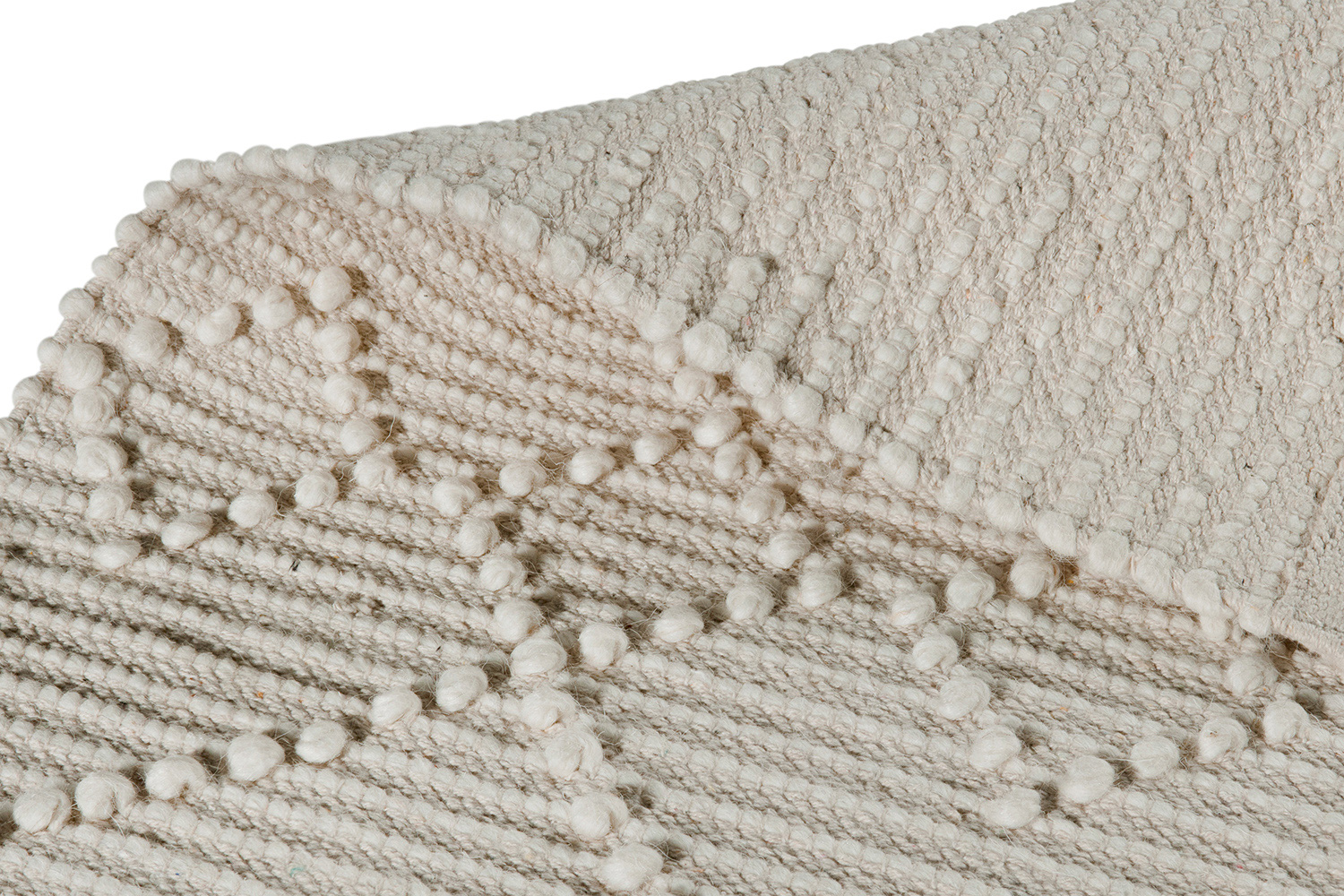 BLNK Melissa Geometric Hand Woven Area Rug - Ivory, 8'W x 10'L