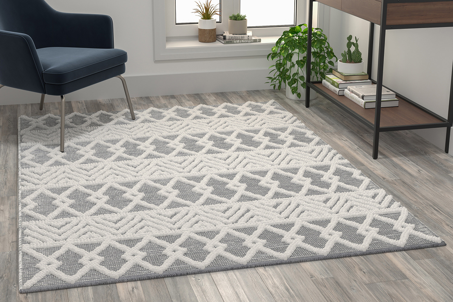 BLNK - Danna Geometric Indoor Hand Woven Area Rug