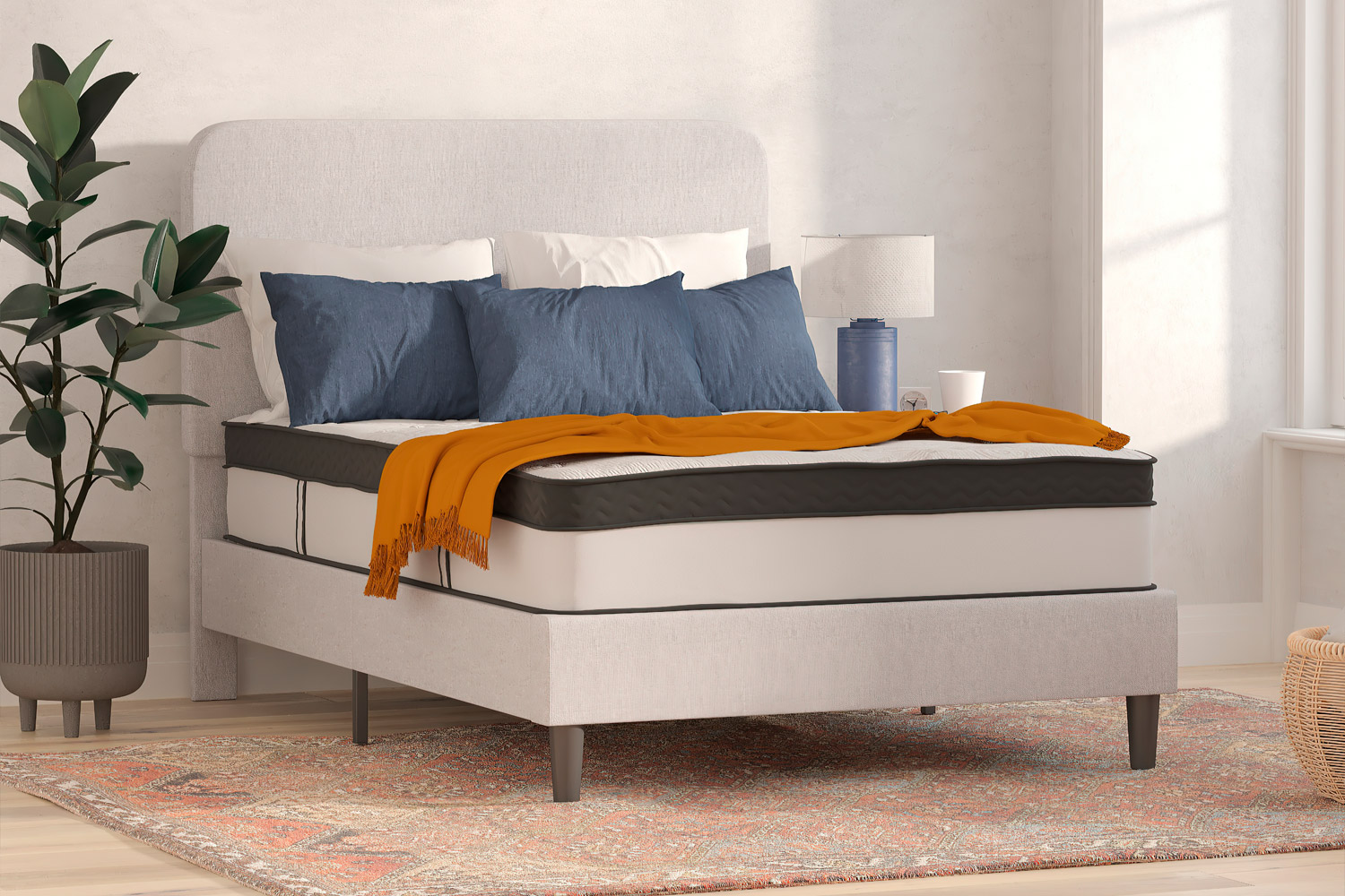 BLNK - Capri Comfortable Sleep Memory Foam and Pocket Spring Mattress