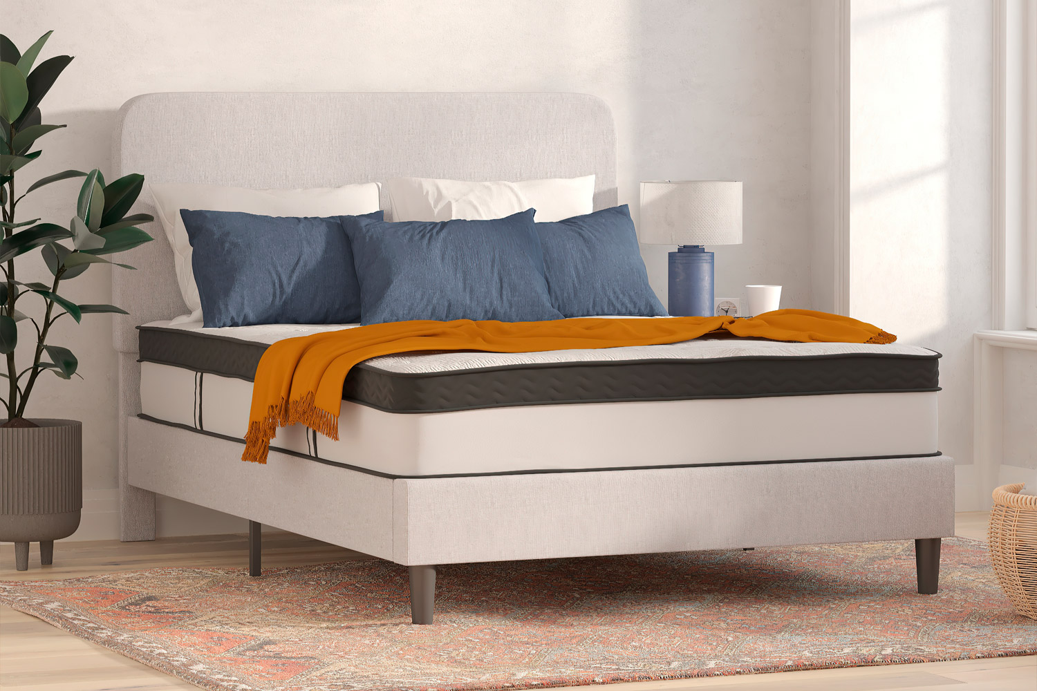 BLNK - Capri Comfortable Sleep Memory Foam and Pocket Spring Mattress