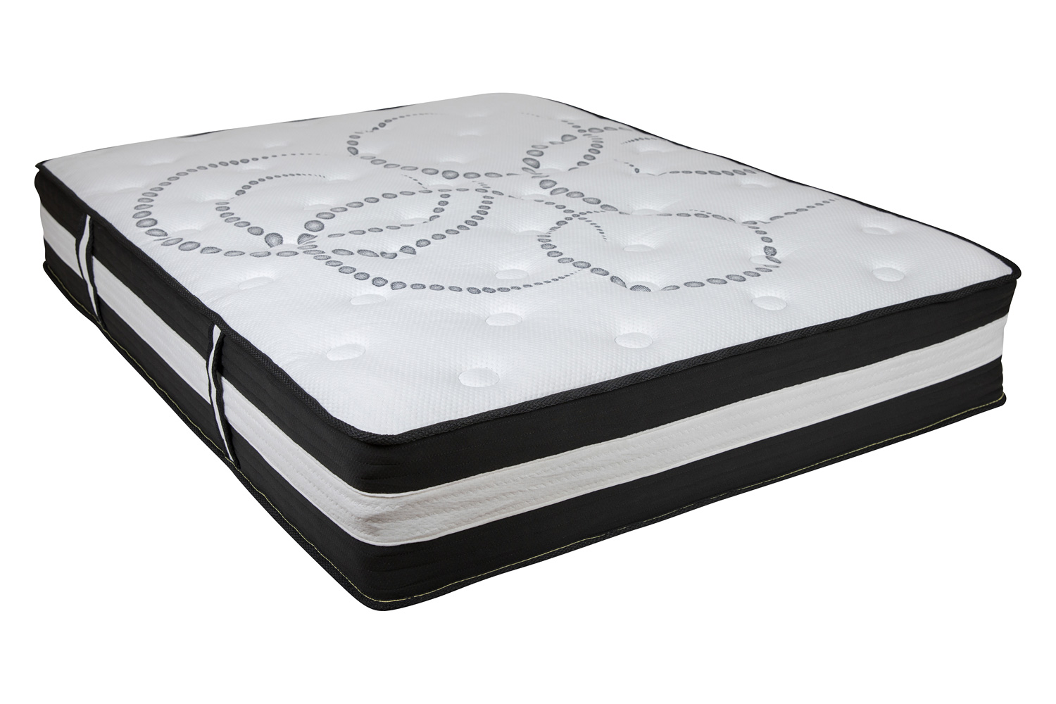 BLNK Capri Comfortable Sleep 12" Foam Pocket Spring Mattress and 3" Gel Memory Foam Topper Bundle - Full Size