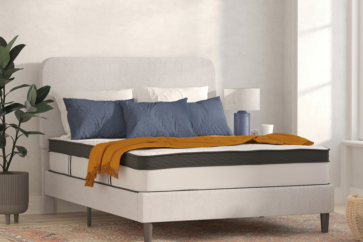 BLNK - Capri Comfortable Sleep 12" Hybrid Pocket Spring Mattress