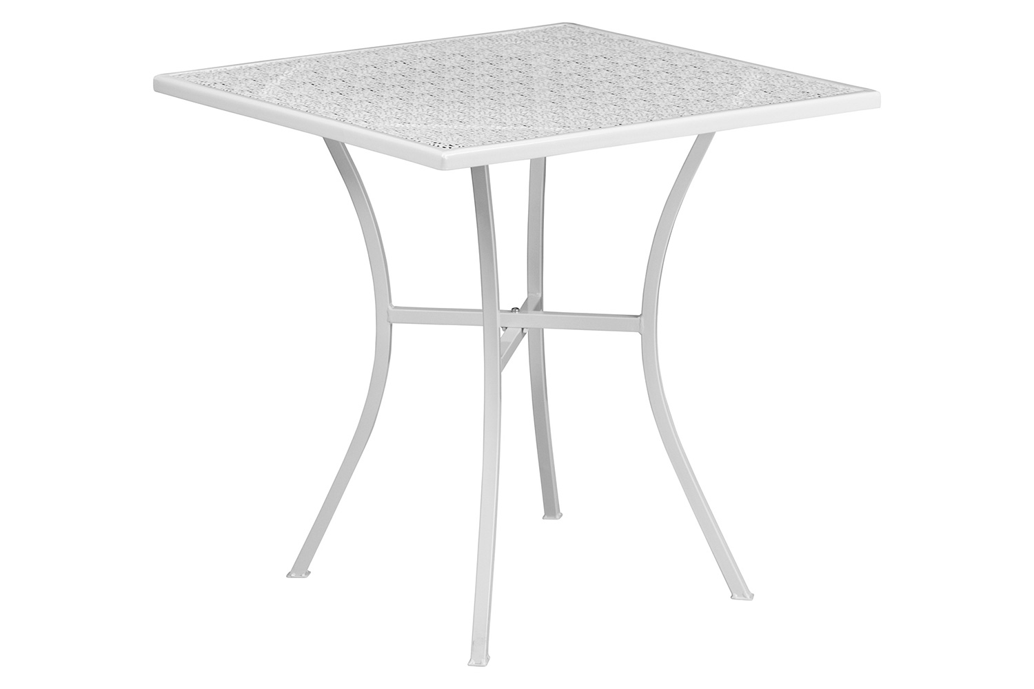 BLNK - Oia Commercial Square Steel Outdoor Patio Table
