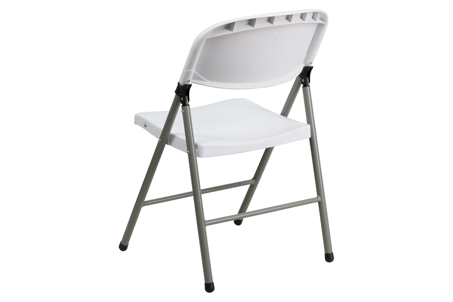 BLNK - HERCULES Series Plastic Folding Chair with Gray Frame