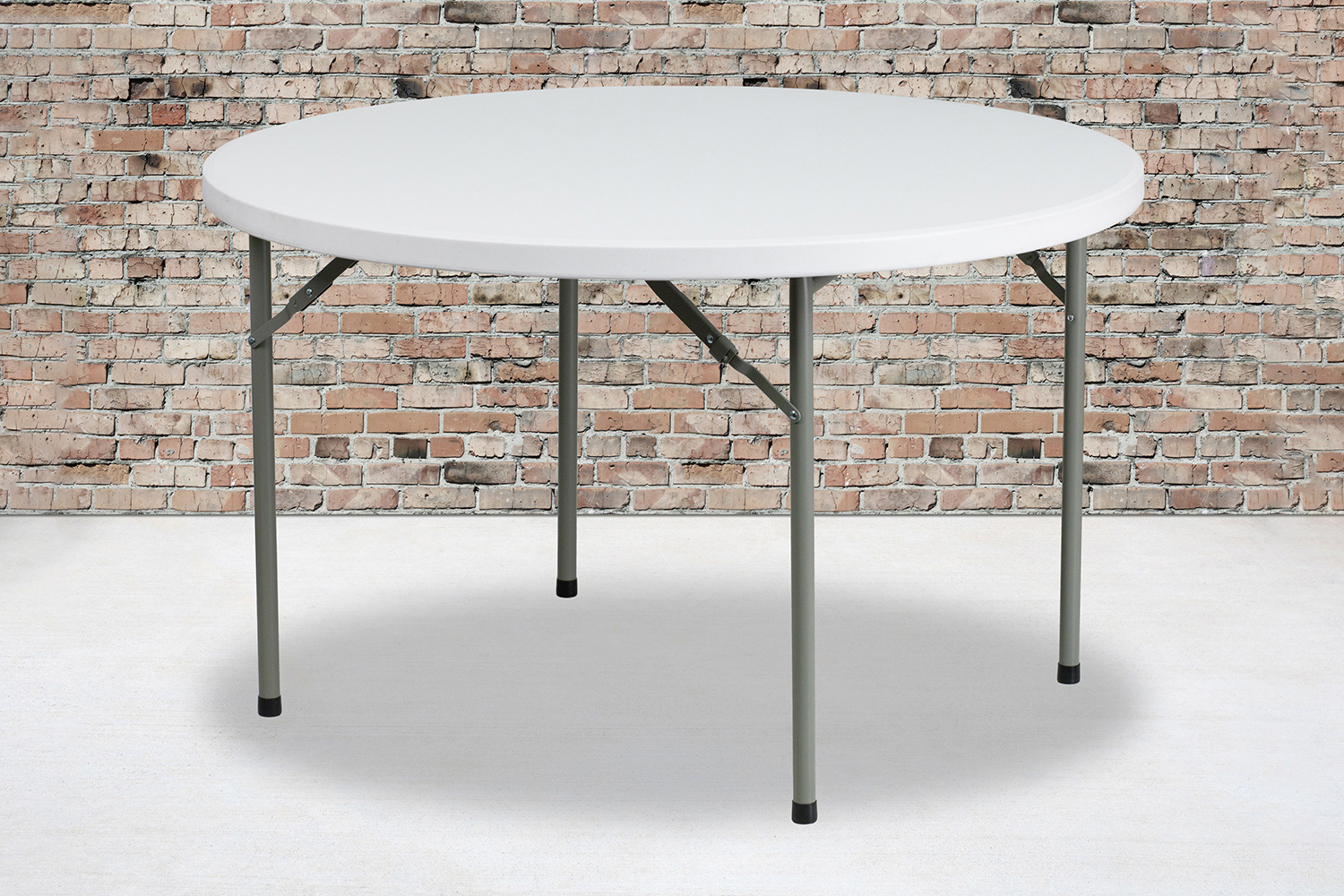BLNK - Elon Round Plastic Solid Folding Table