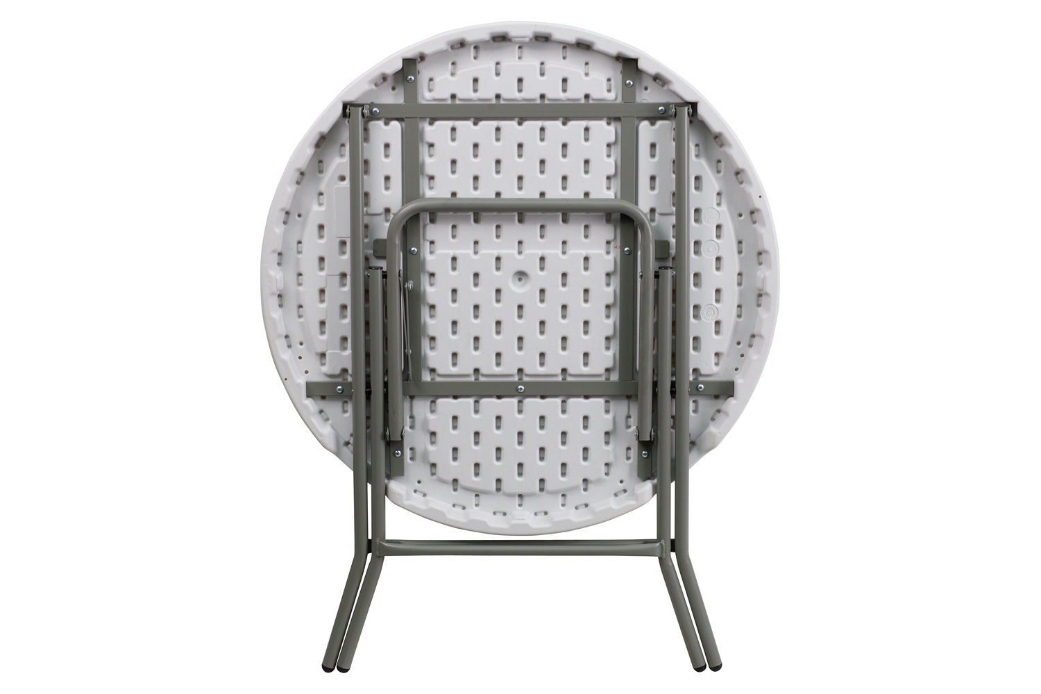 BLNK - Elon Round Plastic Plastic Folding Table