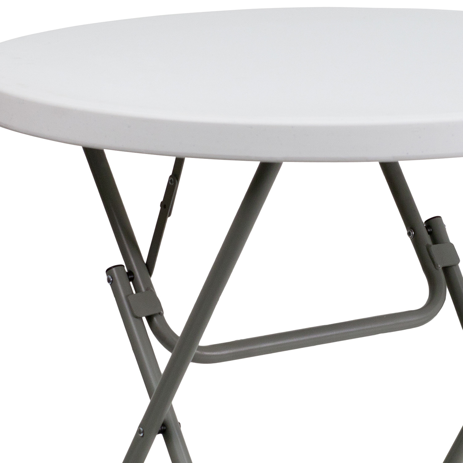 BLNK - Elon Round Plastic Plastic Folding Table