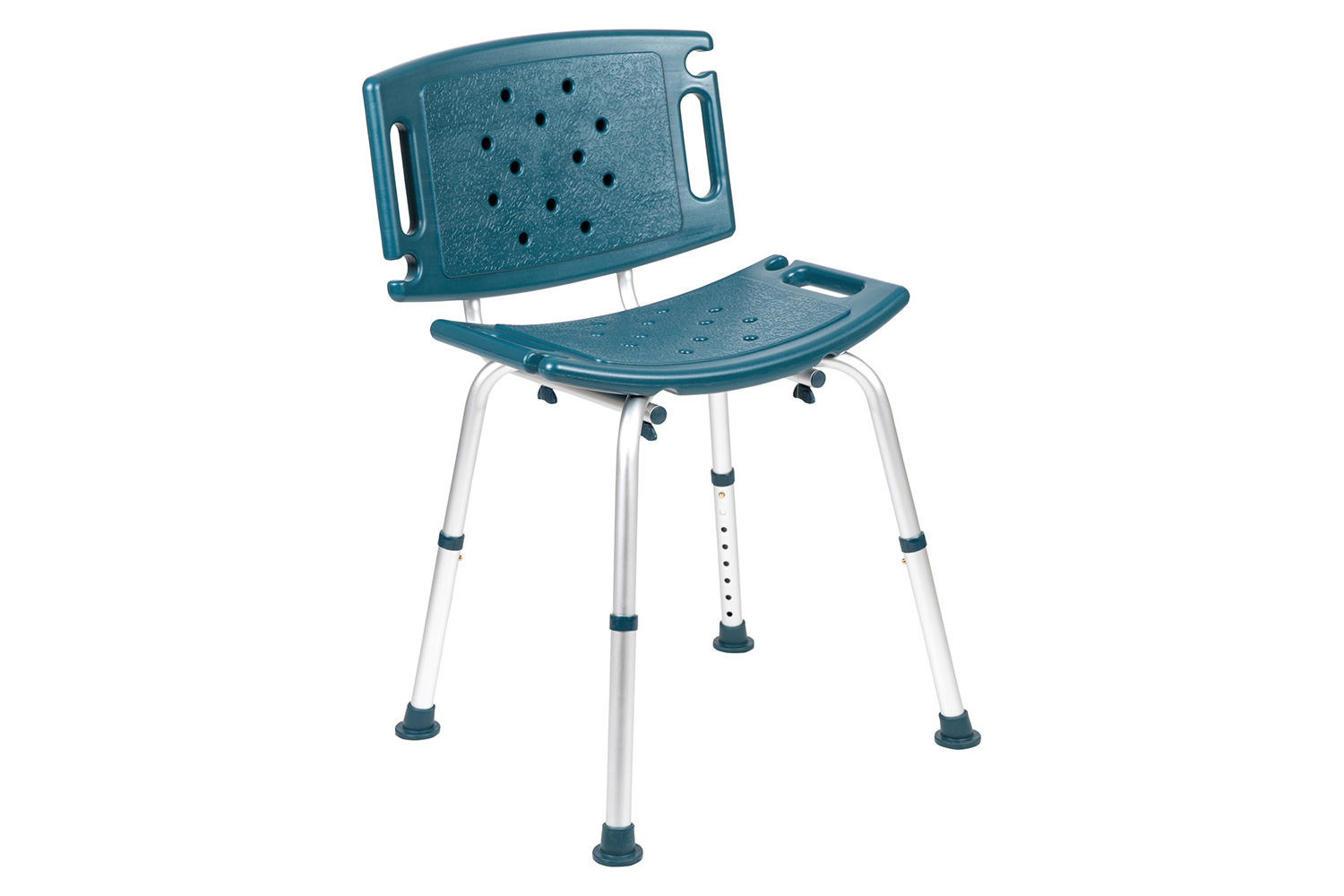 BLNK HERCULES Series Medical Adjustable Bath and Shower Chair with Extra Large Back - Navy