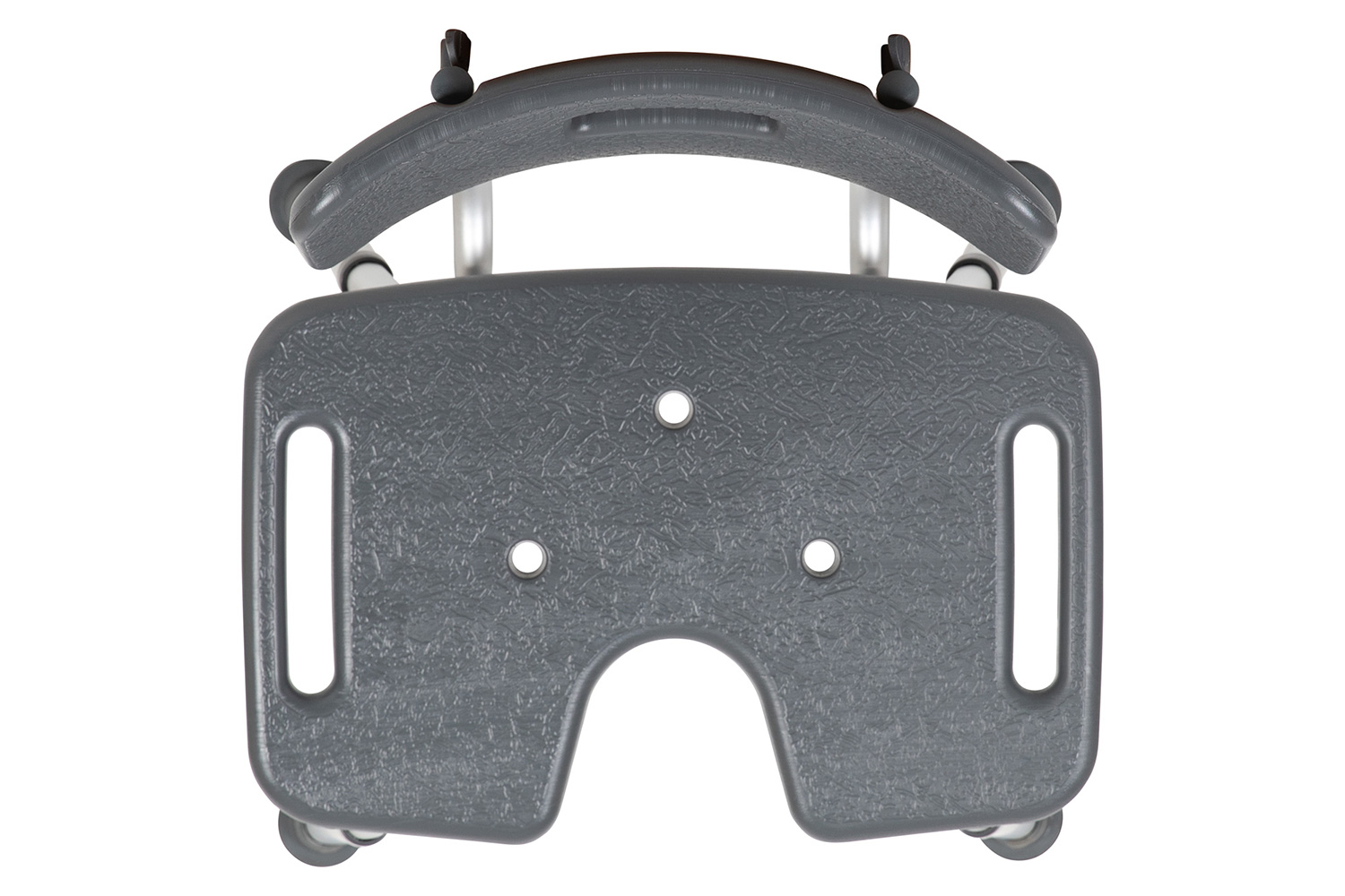 BLNK HERCULES Series Medical Adjustable Bath and Shower Chair with U-Shaped Cutout - Gray