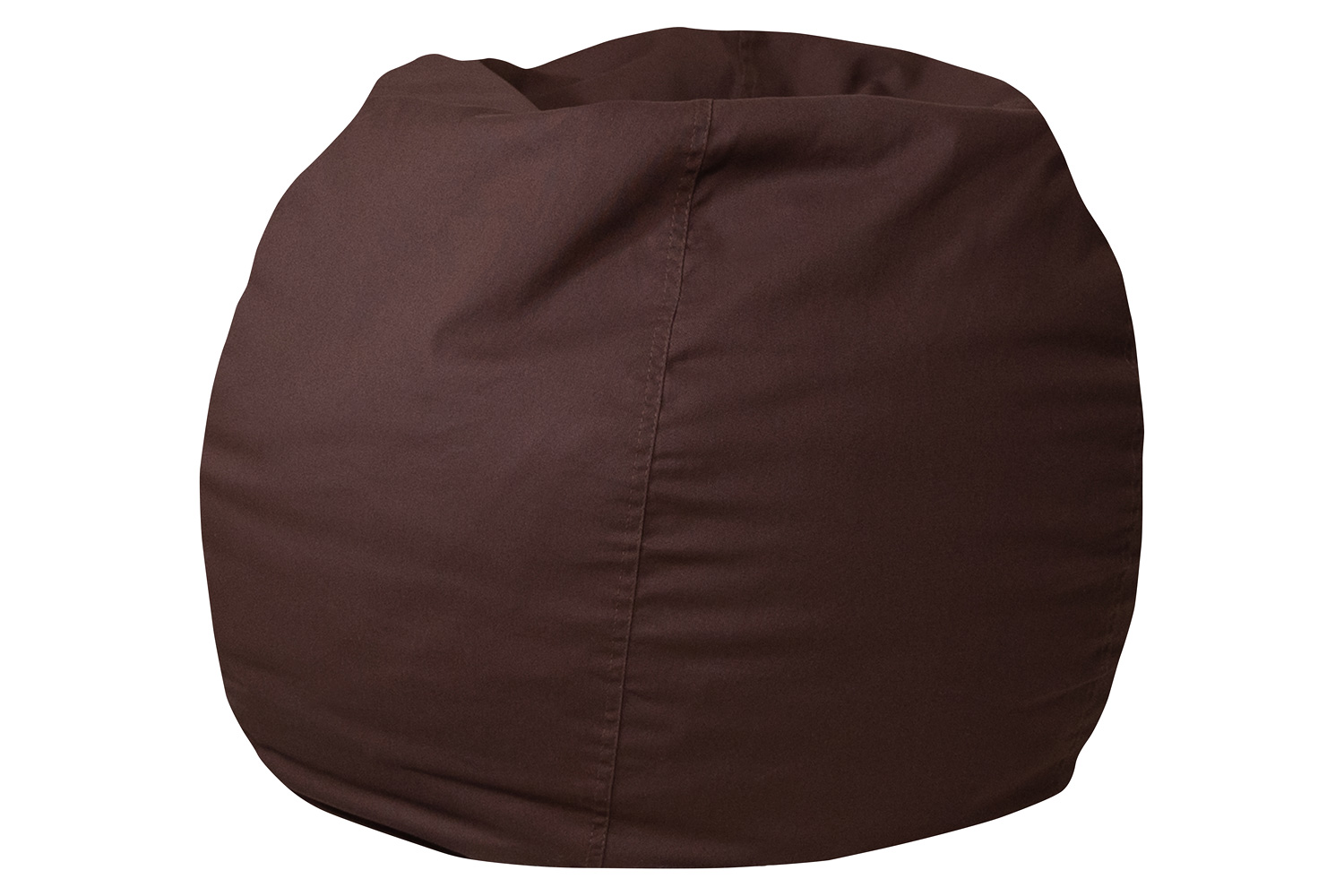 BLNK Dillon Small Refillable Bean Bag Chair for Kids and Teens - Solid Brown