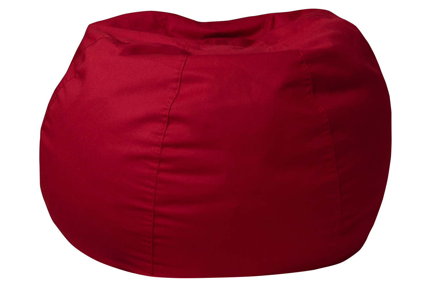 BLNK Dillon Small Refillable Bean Bag Chair for Kids and Teens - Solid Red