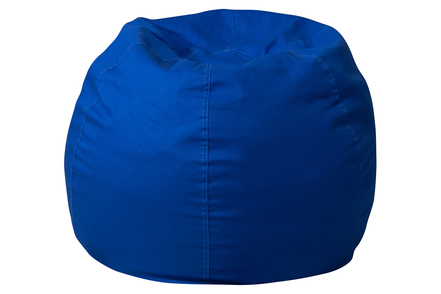 BLNK Dillon Small Refillable Bean Bag Chair for Kids and Teens - Solid Royal Blue