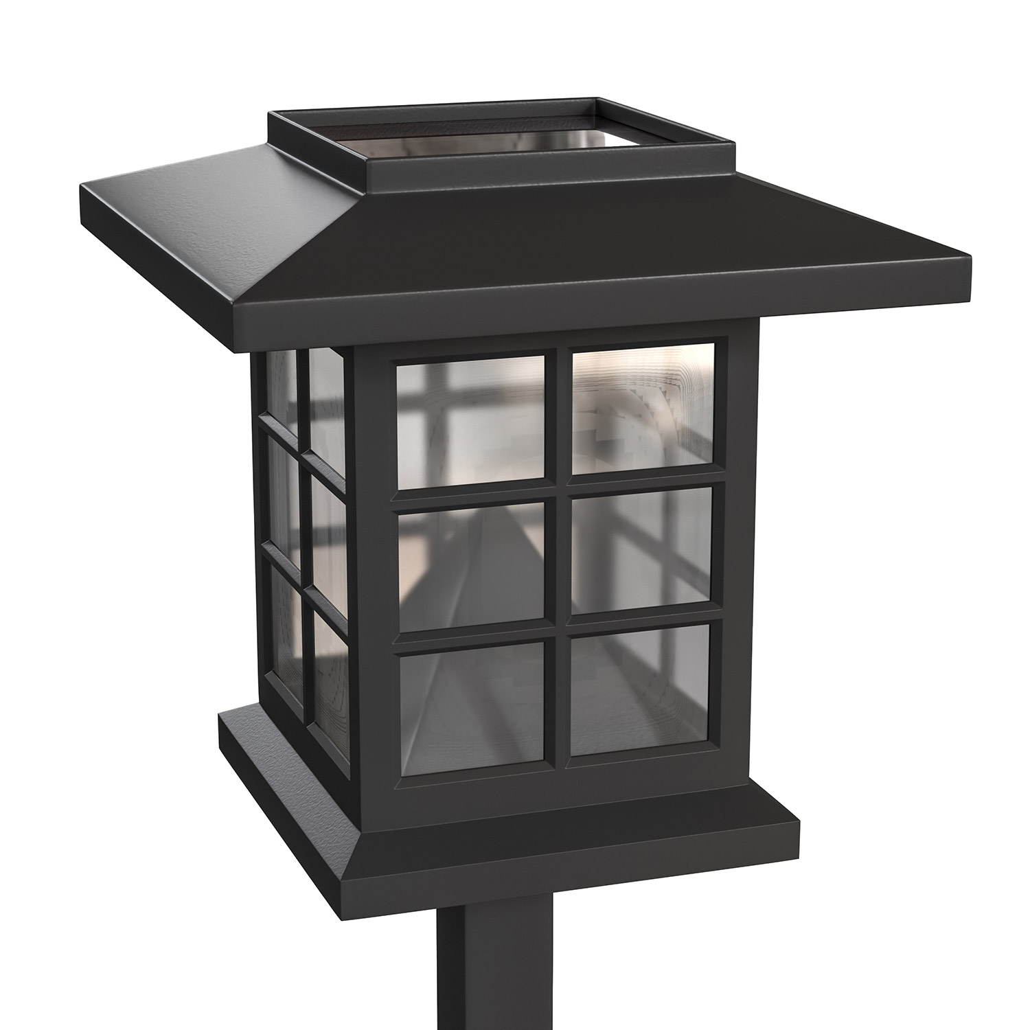 BLNK - Halsey Black Lantern Style LED Solar Lights 8 Pack