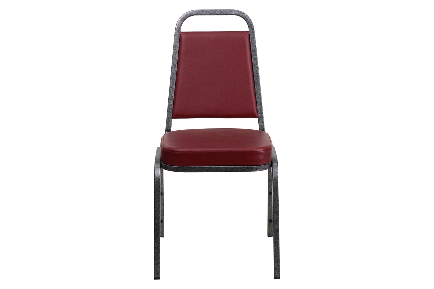 BLNK HERCULES Series Vinyl Trapezoidal Back Stacking Banquet Chair - Burgundy, 36"H