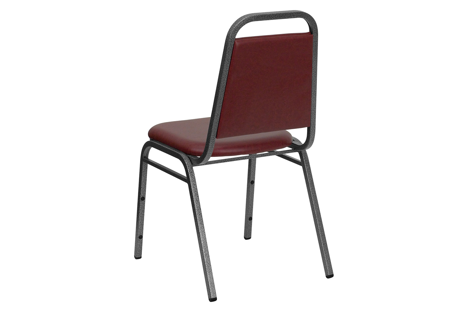 BLNK HERCULES Series Vinyl Trapezoidal Back Stacking Banquet Chair - Burgundy, 34"H