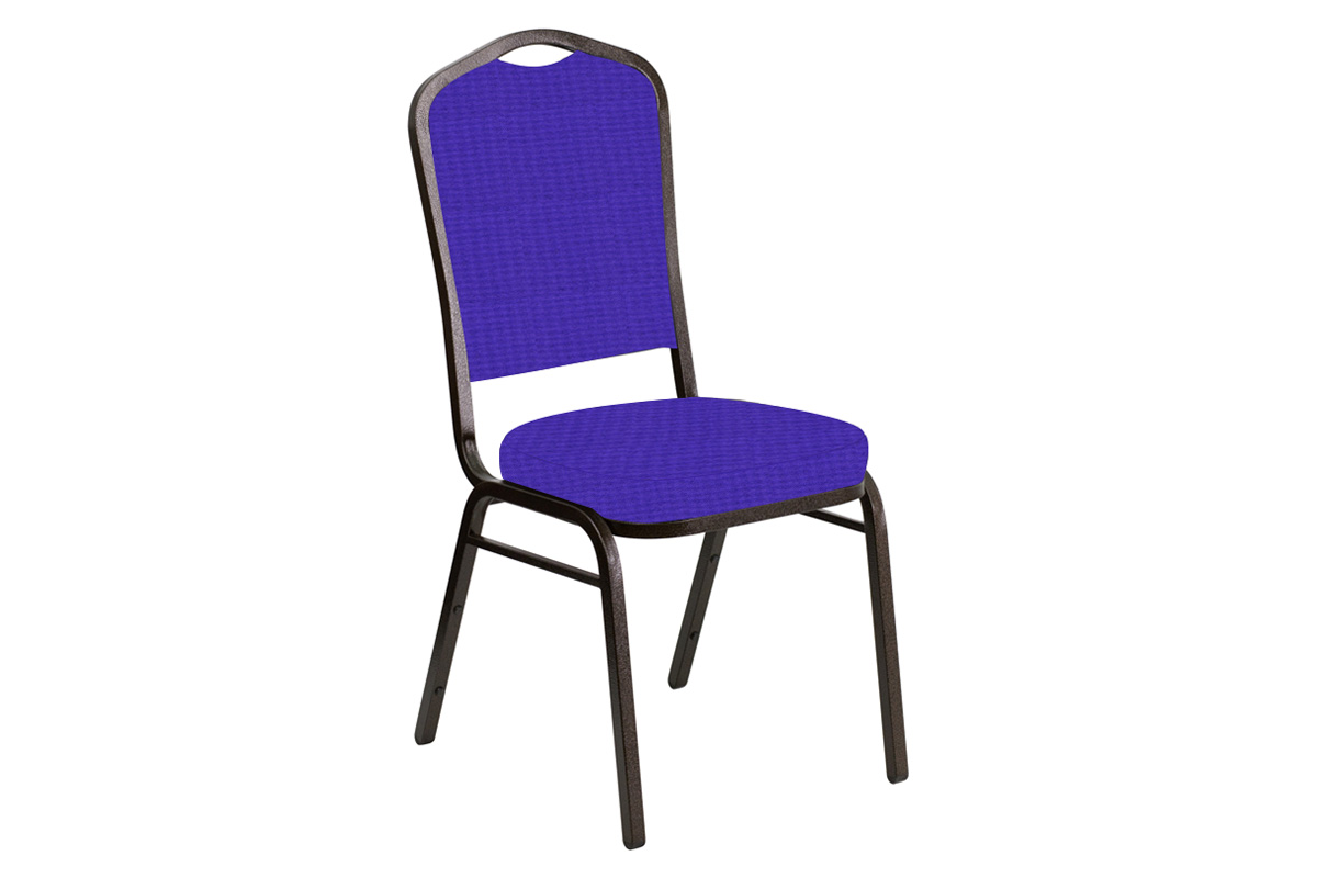 BLNK - Crown Back Banquet Chair in Interweave with Gold Vein Frame