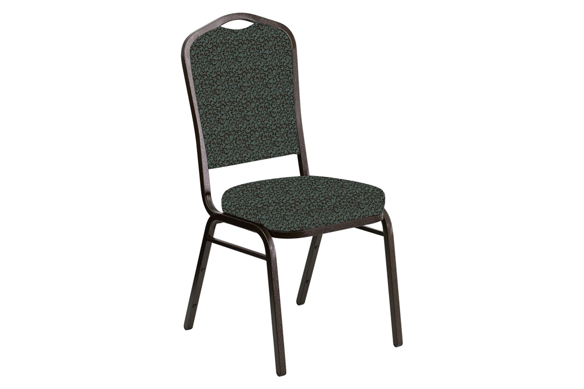 BLNK - Crown Back Banquet Chair in Lancaster with Gold Vein Frame