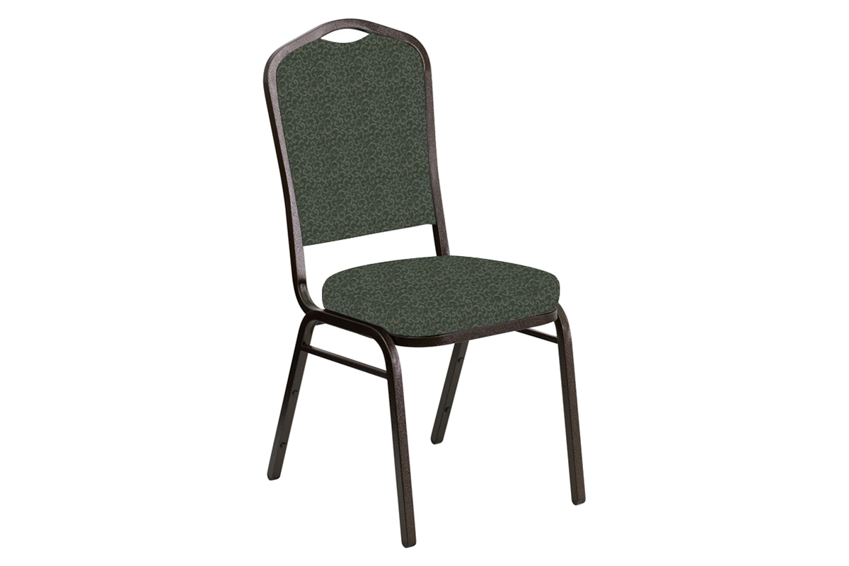 BLNK - Crown Back Banquet Chair in Lancaster with Gold Vein Frame