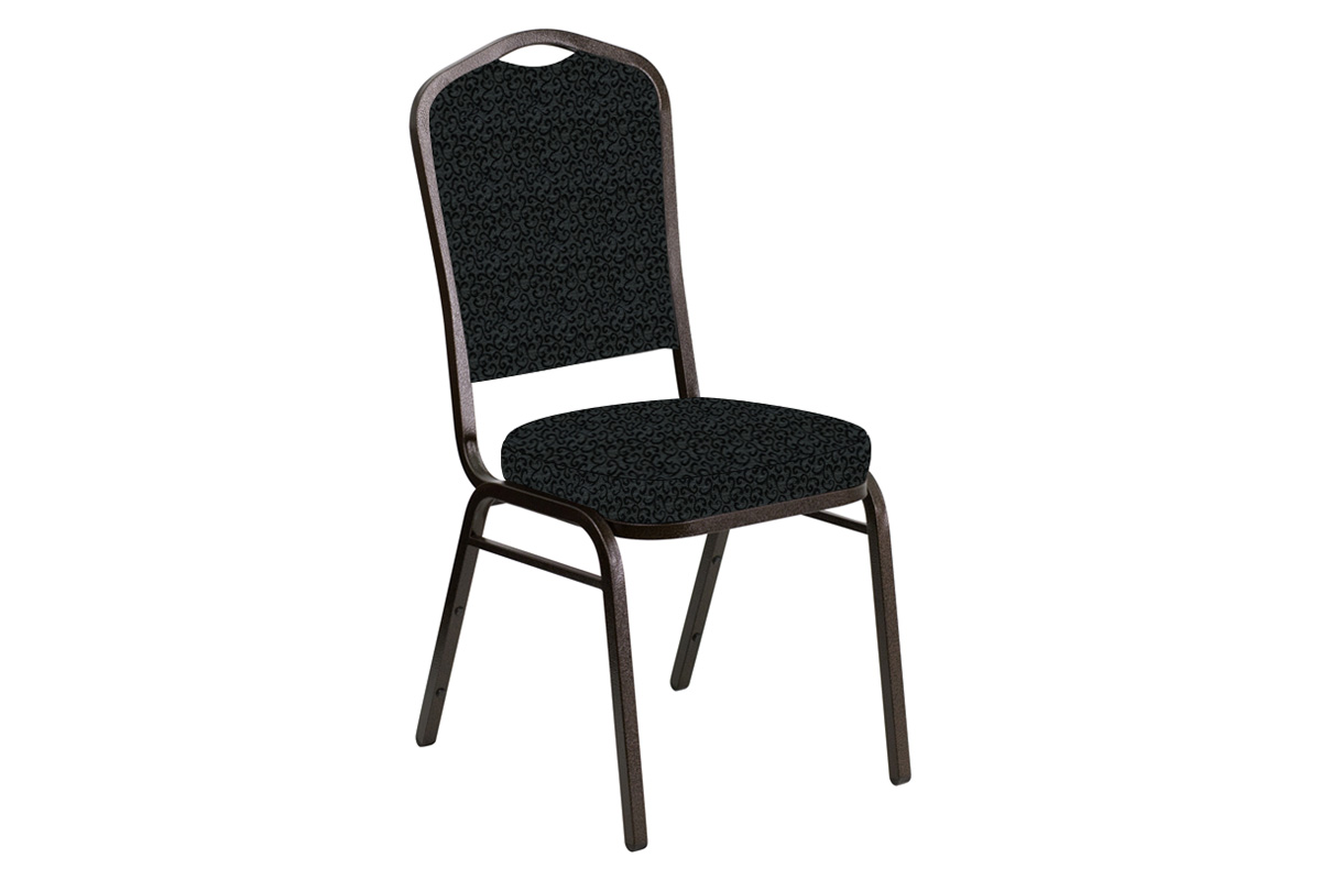 BLNK - Crown Back Banquet Chair in Lancaster with Gold Vein Frame