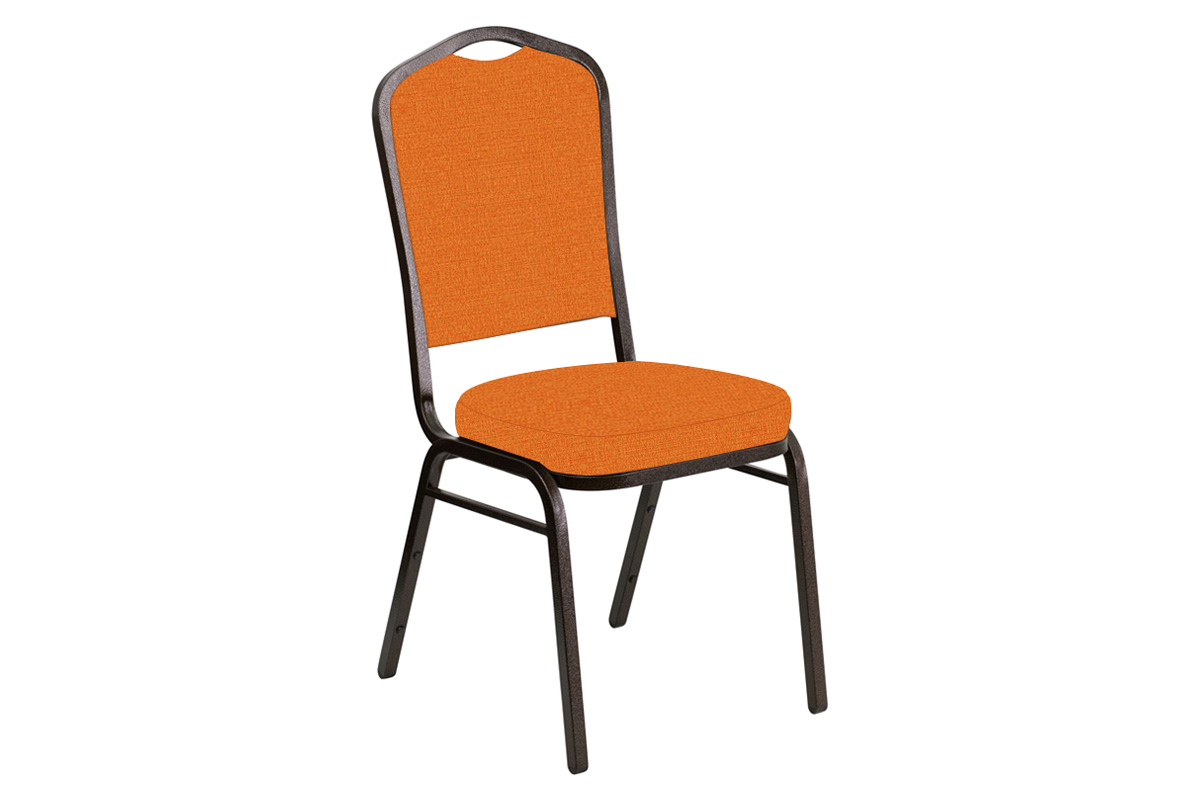 BLNK - Crown Back Banquet Chair in Phoenix with Gold Vein Frame