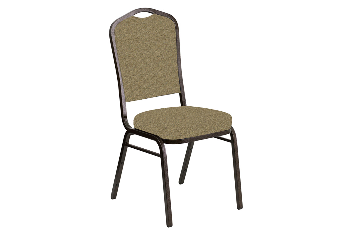 BLNK - Crown Back Banquet Chair in Phoenix with Gold Vein Frame